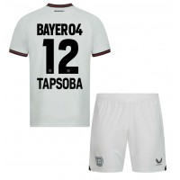 Bayer Leverkusen Edmond Tapsoba #12 Replica Away Minikit 2023-24 Short Sleeve (+ pants)